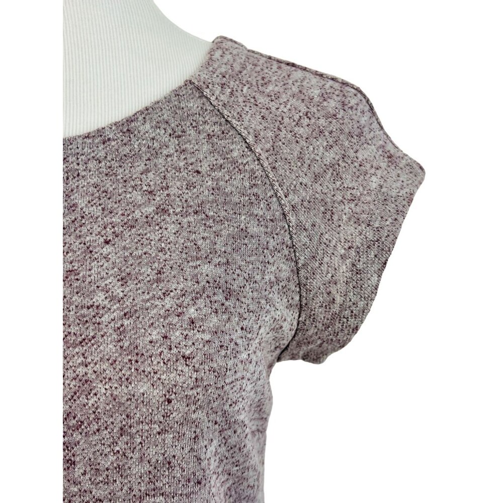 Anthropologie Casual Heathered Purple Knit Sweater Dress w/Pockets - Picture 4 of 13